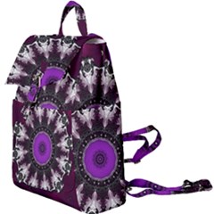 Kaleidoscope Round Circle Geometry Buckle Everyday Backpack