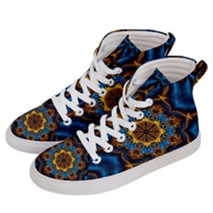 Pattern Abstract Background Art Women s Hi-top Skate Sneakers