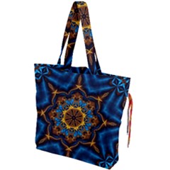 Pattern Abstract Background Art Drawstring Tote Bag