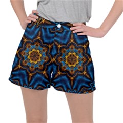 Pattern Abstract Background Art Stretch Ripstop Shorts