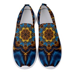 Pattern Abstract Background Art Women s Slip On Sneakers