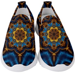 Pattern Abstract Background Art Kids  Slip On Sneakers