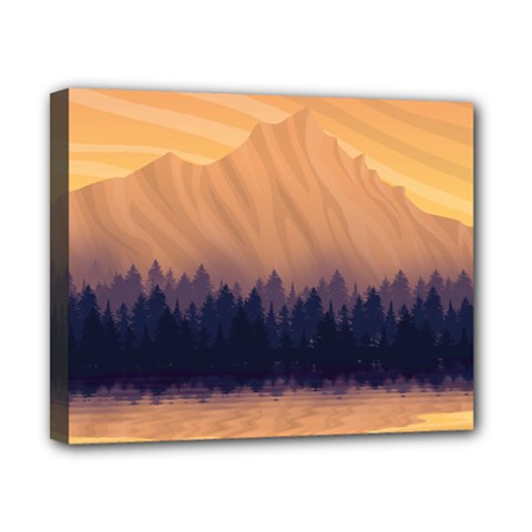 Landscape Nature Mountains Sky Canvas 10  X 8  (stretched) by Pakrebo