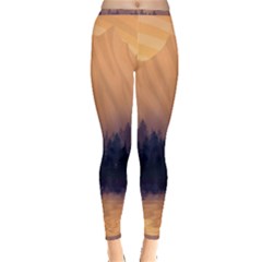 Landscape Nature Mountains Sky Inside Out Leggings