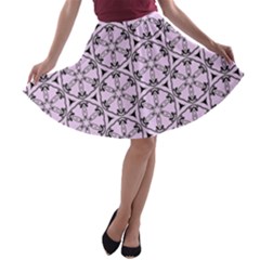 Default Texture Tissue Seamless A-line Skater Skirt by Pakrebo