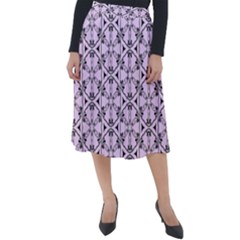 Default Texture Tissue Seamless Classic Velour Midi Skirt  by Pakrebo