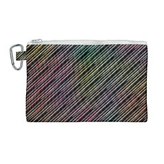 Pattern Abstract Desktop Fabric Canvas Cosmetic Bag (large) by Pakrebo