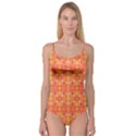 Desktop Pattern Abstract Orange Camisole Leotard  View1