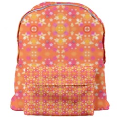 Desktop Pattern Abstract Orange Giant Full Print Backpack