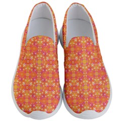 Desktop Pattern Abstract Orange Men s Lightweight Slip Ons