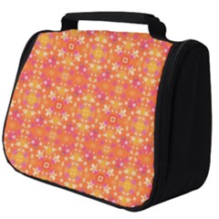 Desktop Pattern Abstract Orange Full Print Travel Pouch (big)