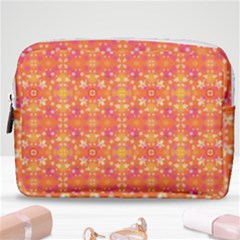 Desktop Pattern Abstract Orange Make Up Pouch (medium)