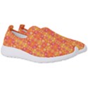 Desktop Pattern Abstract Orange Men s Slip On Sneakers View3