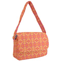 Desktop Pattern Abstract Orange Courier Bag