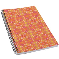 Desktop Pattern Abstract Orange 5 5  X 8 5  Notebook