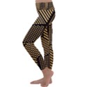 Cubes Light Geometry Shines Kids  Lightweight Velour Classic Yoga Leggings View2