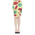 Watermelon Leaves Strawberry Midi Wrap Pencil Skirt View1