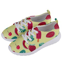 Watermelon Leaves Strawberry Women s Lightweight Sports Shoes