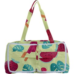 Watermelon Leaves Strawberry Multi Function Bag