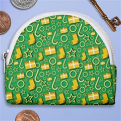 Paper Tissue Wrapping Horseshoe Style Canvas Pouch