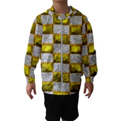 Pattern Desktop Square Wallpaper Hooded Windbreaker (kids) by Pakrebo