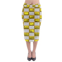 Pattern Desktop Square Wallpaper Midi Pencil Skirt by Pakrebo