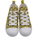 Pattern Desktop Square Wallpaper Kids  Mid-Top Canvas Sneakers View1