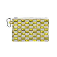 Pattern Desktop Square Wallpaper Canvas Cosmetic Bag (small)