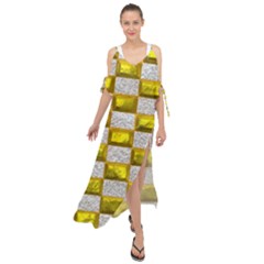 Pattern Desktop Square Wallpaper Maxi Chiffon Cover Up Dress