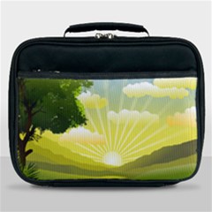 Wallpaper Background Landscape Lunch Bag by Pakrebo