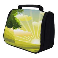 Wallpaper Background Landscape Full Print Travel Pouch (small)