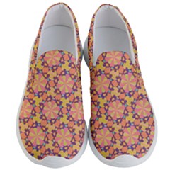 Pattern Decoration Abstract Flower Men s Lightweight Slip Ons