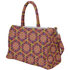 Pattern Decoration Abstract Flower Duffel Travel Bag