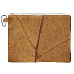 Leaf Fall Foliage Nature Orange Canvas Cosmetic Bag (xxl) by Pakrebo