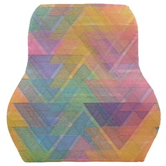 Triangle Pattern Mosaic Shape Car Seat Back Cushion 