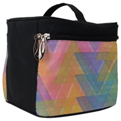 Triangle Pattern Mosaic Shape Make Up Travel Bag (big)