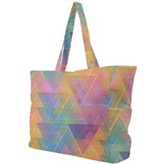 Triangle Pattern Mosaic Shape Simple Shoulder Bag