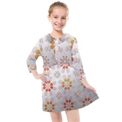 Wallpaper Pattern Abstract Kids  Quarter Sleeve Shirt Dress