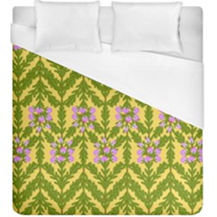 Texture Heather Nature Duvet Cover (king Size) by Pakrebo