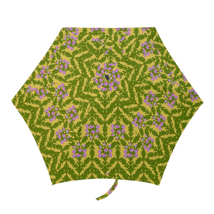 Texture Heather Nature Mini Folding Umbrellas