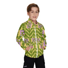 Texture Heather Nature Windbreaker (kids) by Pakrebo