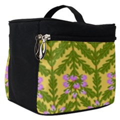 Texture Heather Nature Make Up Travel Bag (small) by Pakrebo