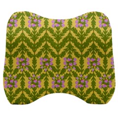 Texture Heather Nature Velour Head Support Cushion