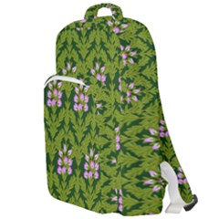 Pattern Nature Texture Heather Double Compartment Backpack