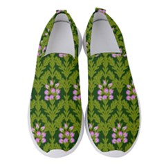 Pattern Nature Texture Heather Women s Slip On Sneakers