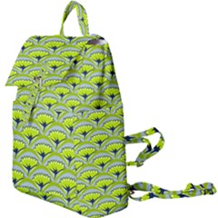 Texture Green Plant Leaves Arches Buckle Everyday Backpack