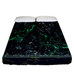 Constellation Constellation Map Fitted Sheet (california King Size) by Pakrebo