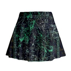 Constellation Constellation Map Mini Flare Skirt by Pakrebo