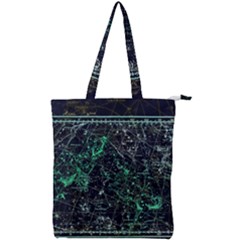 Constellation Constellation Map Double Zip Up Tote Bag by Pakrebo