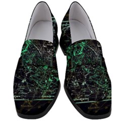 Constellation Constellation Map Women s Chunky Heel Loafers